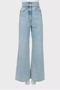 Light blue palazzo jeans