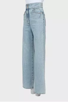 Light blue palazzo jeans