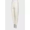 White slim fit jeans