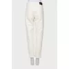 White slim fit jeans