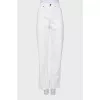 White palazzo jeans