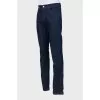 Men's dark blue jeans with tag