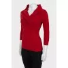 Cashmere sweater with 3/4 sleeves