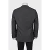 Men's gray wool jacket