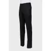 Men's wool and cashmere trousers