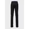 Men's wool and cashmere trousers