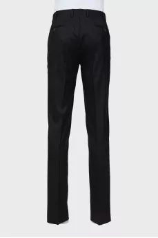 Men's wool and cashmere trousers