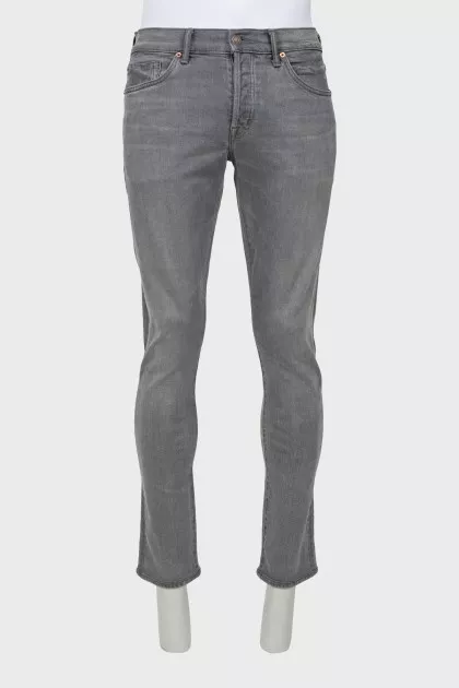 Men's gray jeans