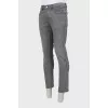 Men's gray jeans