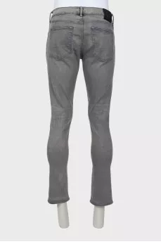 Men's gray jeans