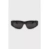 Sunglasses with gold logo