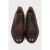 Men's brown leather brogues