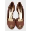 Dark brown shoes