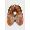 Dark brown shoes