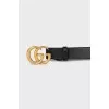 Black GG Marmont belt