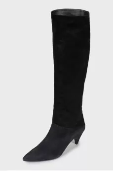 Black Pointed Toe Boots