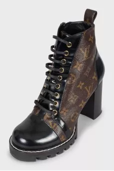 Черные ботильоны Star Trail