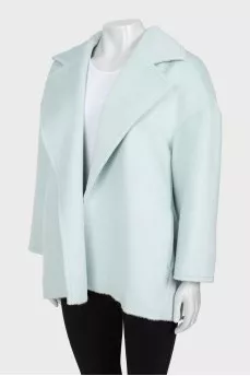 Укороченное пальто из альпаки