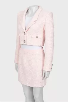 Tweed suit with sequins