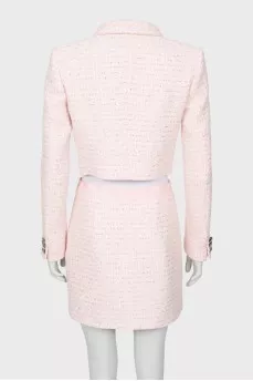 Tweed suit with sequins