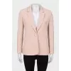 Pink ribbed jacket
