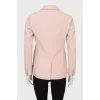 Pink ribbed jacket