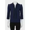 Dark blue blouse with tag