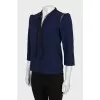 Dark blue blouse with tag