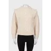 Knitted wool sweater