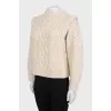 Knitted wool sweater