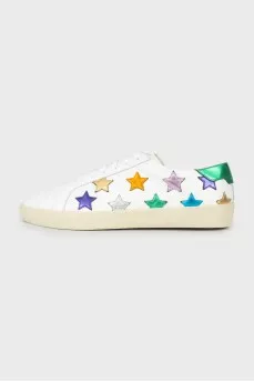 Men's sneakers with patches