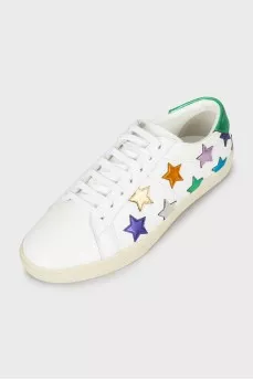 Men's sneakers with patches