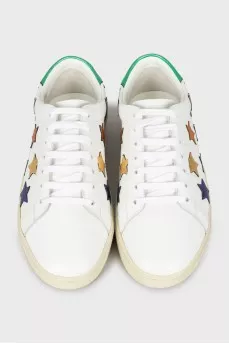 Men's sneakers with patches