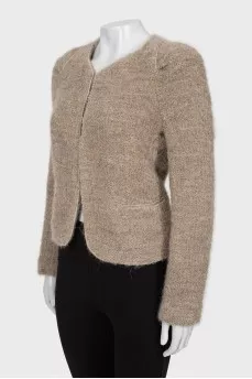 Jacket with long pile