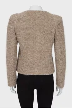 Jacket with long pile