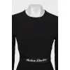 Fitted dress with decor