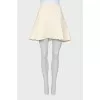 Wool mini skirt with tag