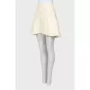Wool mini skirt with tag