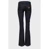 Low waist flared jeans