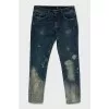 Stained jeans