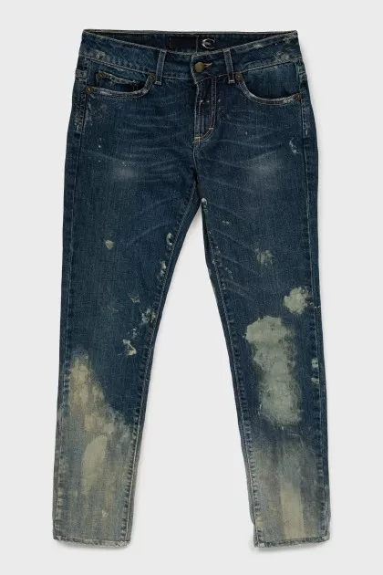 Stained jeans