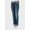 Ripped effect jeans