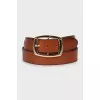 Men's brown belt