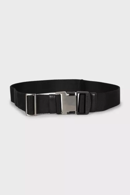 Textile belt with logo