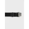 Textile belt with logo