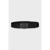 Textile belt with brand logo