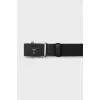 Textile belt with brand logo