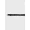 Leather belt decorated with studs