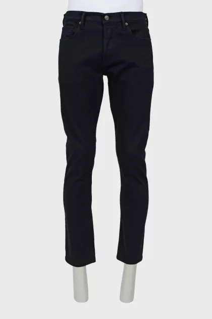 Men's dark blue jeans