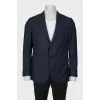Men's blue jacket with buttons